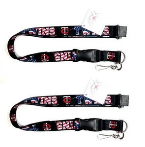 Minnesota Twins MLB Stars & Stripes Lanyard 2 Pack - Picture 1 of 2