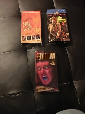 Horror VHS Lot Tobe Hooper, B Movies - Image 1 of 4