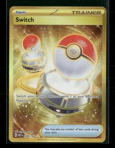 Switch 206/165 Pokemon SV: Escarlata y Violeta 151 Hiper Raro Casi Nuevo - Imagen 1 de 2