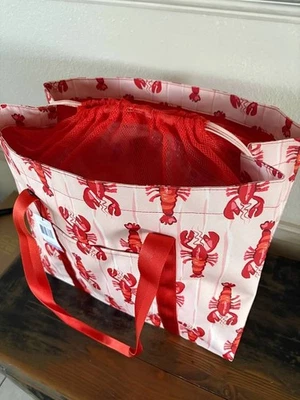 Vera Bradley Large Family Tote Lobster Clause  Bag - Image 1 of 4