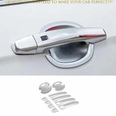 Para Volkswagen Jetta 2012-2017 2018 ABS Cromo Puerta Cuenco Taza Manija Cubierta Tapiz Foto 1 de 4