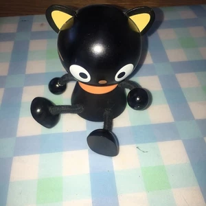 Sanrio 2006 Nakajima Chococat Holz Wackelkopf Maskottchen selten - Bild 1 von 8