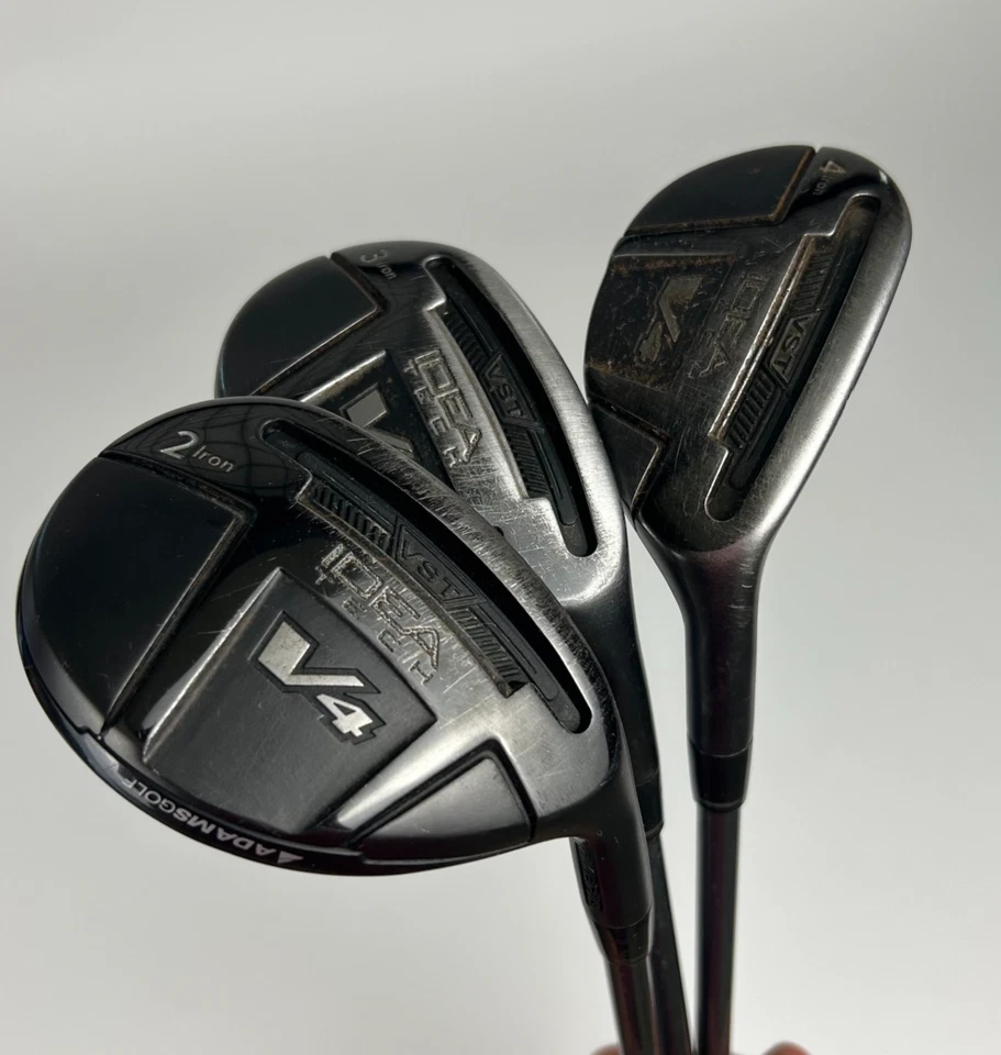 Adams Golf Idea Tech V4 Hybrid Irons Set (2, 3, 4) Bassara Shafts S-Flex - Image 1 of 4