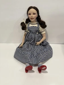 Timeless Treasures Mattel Dorothy Der Zauberer von Oz Porzellan Puppe 16' HOCH - Bild 1 von 13