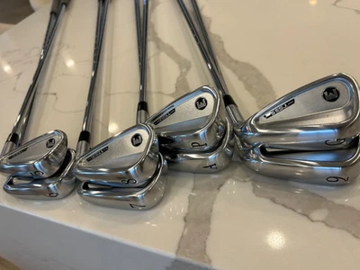 Maltby TS3.5 irons 5-GW (8 irons) RH Nippon Zelos 6 steel shaft R flex; Mint - Image 1 of 4