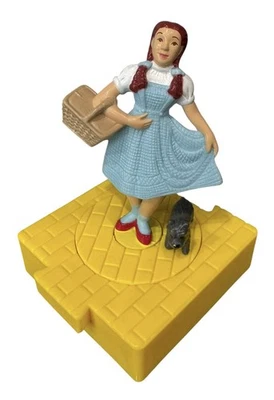 Juguete móvil Mago de Oz Dorothy & Toto 1997 Blockbuster Turner Ent Foto 1 de 4