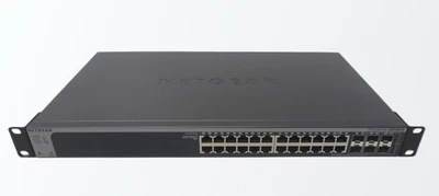 NETGEAR ProSafe GS728TS3 24-Port Gigabit Stackable Smart Switch 4 SFP Uplinks - Image 1 of 4