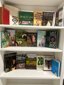 Zoo & Wildlife History Lot 18 Books Aspinall Knowles Hardcover Mixed Publishers - Picture 1 of 5