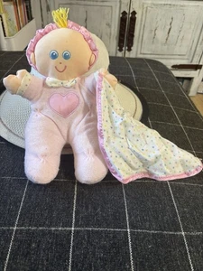 Little Tikes Plüsch Puppe Soft Friend N Decke Baby Lovey Rosa Herzen Frottee - Bild 1 von 10