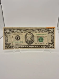 1993 $20 Federal Reserve Note Bill Dollar Signed Mary Ellen Withrow Treasurer CU - Picture 1 of 2