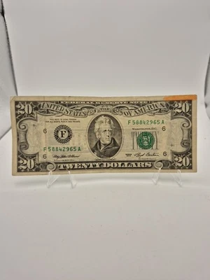 1993 $20 Federal Reserve Note Bill Dollar Signed Mary Ellen Withrow Treasurer CU - Image 1 of 2