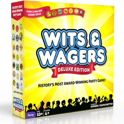 Wits & Wagers Deluxe Board Game by  - Award Winning Trivia Game - 4+ Players - U - Image 1 of 4