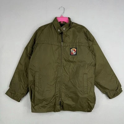 Chaqueta Stearns Vintage Para Hombre Grande Verde Oliva Windjammer Abrigo Parche EE. UU. 90s Foto 1 de 4