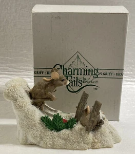 Charming Tails ~ HOT DOGGIN Figure 87/003 ~ Fitz & Floyd ~ In Box - Picture 1 of 18