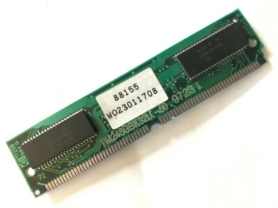 TEXAS INST 8MB 72 PIN 60NS EDO SIMM MEMORY MODULE TM248GBK32U9-60        fcb10.8 - Image 1 of 2