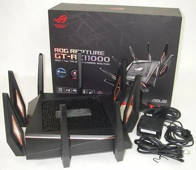 Asus ROG Rapture GT-AX11000 802.11 ax Tri-Band Gaming Router - Image 1 of 3