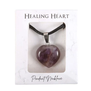 Amethyst Pendant Necklace for Cleansing, Protection and Clarity.Valentines Love - Picture 1 of 6