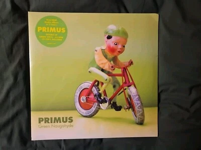 PRIMUS / GREEN NAUGAHYDE *NEW SEALED 2LP - 45 RPM - GREEN VINYL + CD COPY - Image 1 of 3