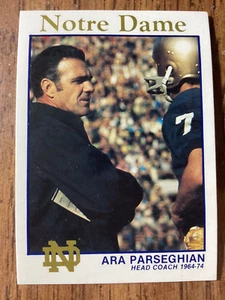 ARA PARSEGHIAN 1989 ND Greats Karte #5 Notre Dame Fighting Irish NR MT - Bild 1 von 1