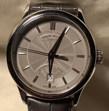 Armand Nicolet Tramelan Date Men's Swiss made Watch A840BAA-GR-P840GR2