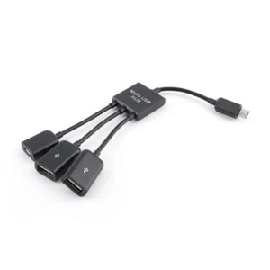 3 in USB-Hub Adapter Von Männern Zu Weiblichem Micro-USB-Kabeladapter - Bild 1 von 6