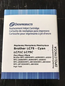 Brother LC75 Compatible Ink Cartridge - Cyan - LC71C LC75C - Picture 1 of 3