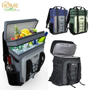 40Can Insulated Cooler Backpack Leakproof Bag Soft Ice Chest Camping Beach Lunch - Picture 1 of 12
