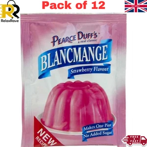 Pack of 12, 35G Pearce Duff'S Strawberry Blancmange Free and Fast Shipping UK - Picture 1 of 24