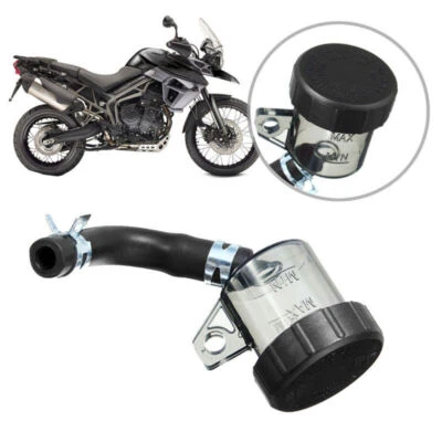 Universal Motorcycle Parts Brake Pump Cylinder Clutch Fluid Bottle Oil Cup Kit - Image 1 of 4