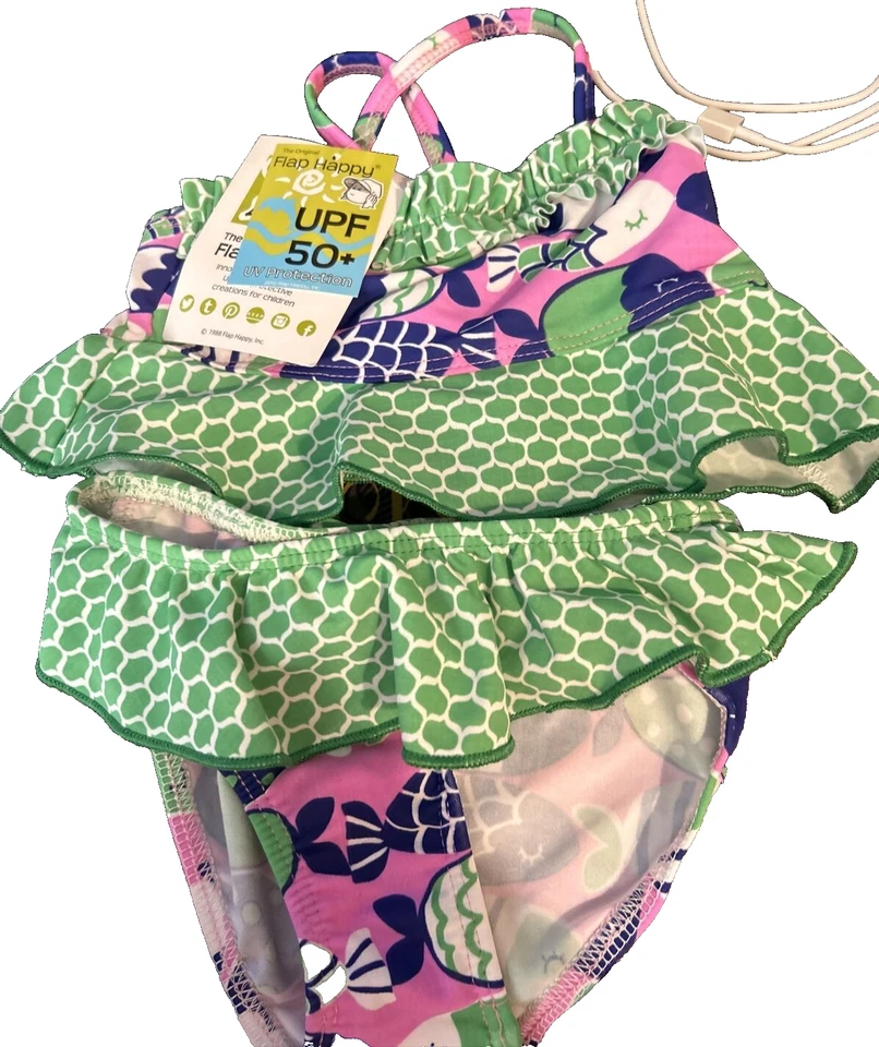 Juego de natación Flap Happy Girls UPF 50+ 2 piezas, 24 M Foto 1 de 3