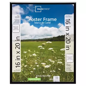 16"X20" Black Basic Poster and Picture Wall Frame - Picture 1 of 12
