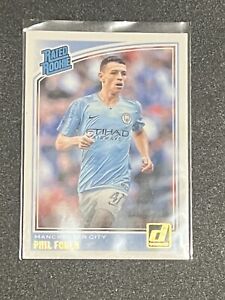 2018-19 Panini Donruss Soccer Phil Foden Rated Rookie #179 Manchester City RC!
