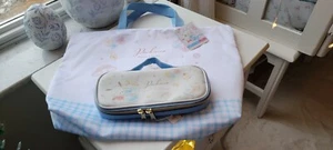 🩵💛💙❤️🧸 NWT sanrio poccacho tote bag with pen/pencil case ❤️💛💛🩵🧸 - Picture 1 of 15