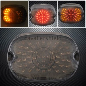 Turn Signal Brake Light LED Tail Lamp Smoke For Harley Touring Road King Softail - Picture 1 of 12