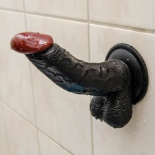 Dildo Charlie mit Saugnapf sowie starker Äderung Penis Nachbildung Naturdildo