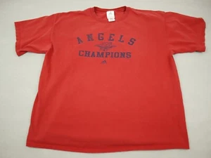 Vintage Los Angeles Angels Shirt Men Extra Large Adidas 2002 World Series XL * - Picture 1 of 9