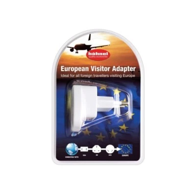 Adaptador de viaje Hahnel UE (2 polos) enchufe de pared para visitantes europeos CHLEUAD Foto 1 de 3