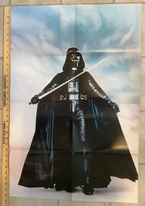 DARTH VADER POSTER Vintage  1977 Star Wars Official Poster Monthly Mag Issue 9 - Picture 1 of 1
