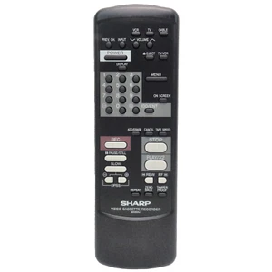 Control remoto VCR original de fábrica Sharp G0052AJ para Sharp XA-510, Sharp XA-520 - Imagen 1 de 7