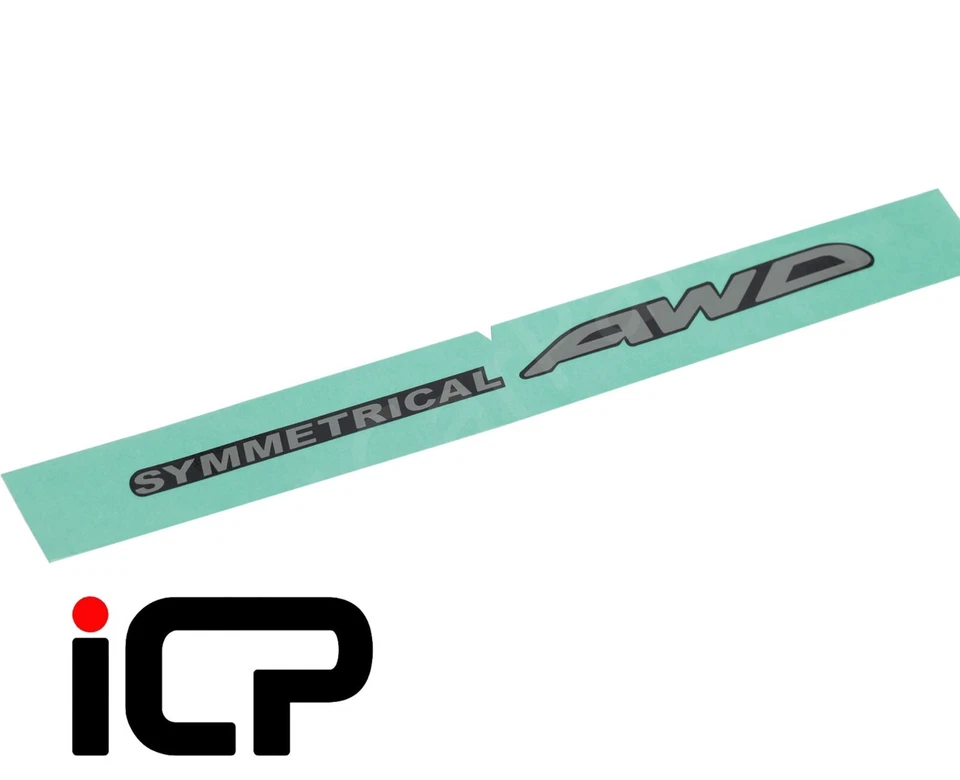 Genuine Symmetrical AWD Window Sticker Fits: Subaru Impreza Legacy Forester - Image 1 of 1