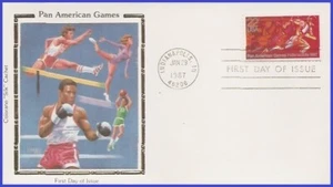 USA4 #2247 U/A COLORANO SILK FDC   Pan American Games - Picture 1 of 1