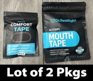 Menge/2: 30ct Monier Comfort Tape / 66ct Dr.RestRight Mundband - Bild 1 von 6