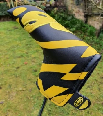 YES Ja! Putter Kopfbedeckung - gelb/schwarz - nagelneu!