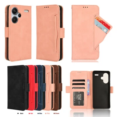 Для Redmi 13C K70 Xiaomi 14 Pro моды Flip кожаный карты слот бумажник телефона чехол - Изображение 1 из 4