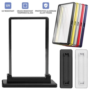 Magnetic Slab Case Metal Bumper Protector With Base Stand For PSA Graded Cards - Picture 1 of 33