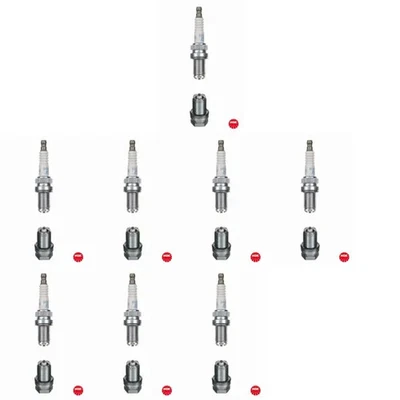 8 x Bougie d'allumage NGK pour AUDI, RENAULT, SKODA, VW 19 I, 19 II, A4 B5 - Photo 1/4