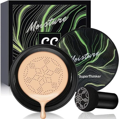 Air Cushion CC Cream Mushroom Head Foundation, Moisturizing BB Cream Makeup Long - Image 1 of 4