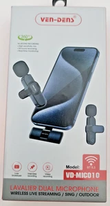 VEN-DENS VD-MIC010 Wireless Lavalier Microphone System - Picture 1 of 11