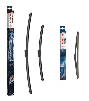 Juego de escobillas limpiaparabrisas delanteras + traseras BOSCH AEROTWIN 2015-2020 AR141S H352 Hyundai Tucson Foto 1 de 4