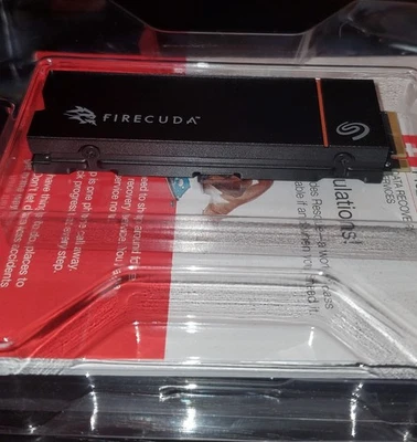 Seagate Gaming FireCuda 530R 1TB PCIe Gen4 NVMe SSD + Heatsink - Image 1 of 3